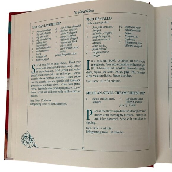 The Wild Wild West Cookbook First Edition 1991 Junior League Of Odessa Texas - Picture 6 of 12